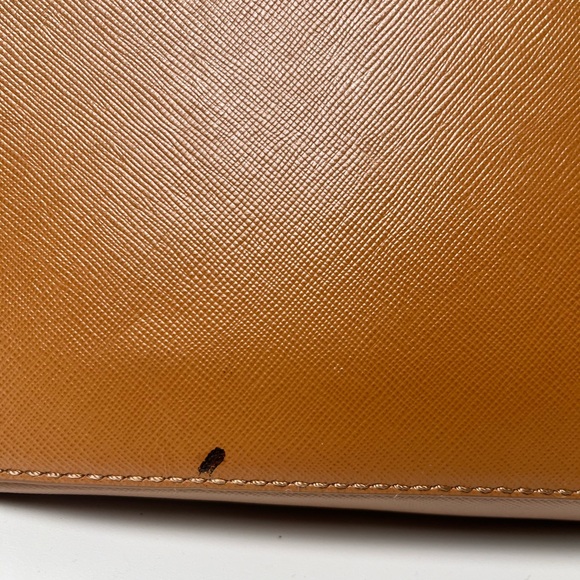 Tory Burch brown Robinson double zip tote bag - Picture 10 of 15